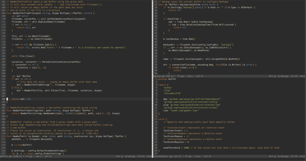 Micro in Termux