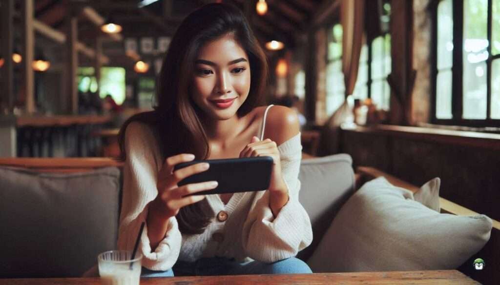 Enjoy seamless YouTube downloads anywhere—just like this young Filipina unwinding with her favorite videos in a cozy, rustic coffee shop. With yt-dlp on Ubuntu, you can save videos for offline viewing and enjoy them anytime, hassle-free.